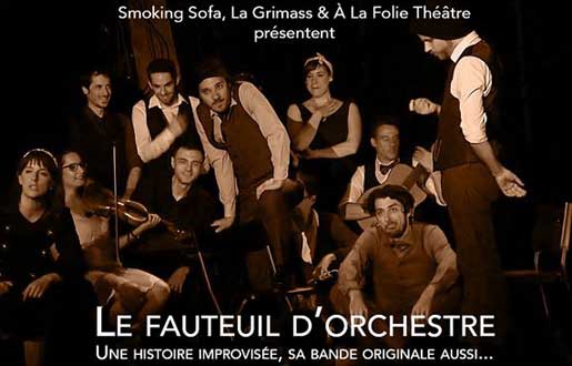 Le Fauteuil d’Orchestre par Smoking Sofa et la Grimass